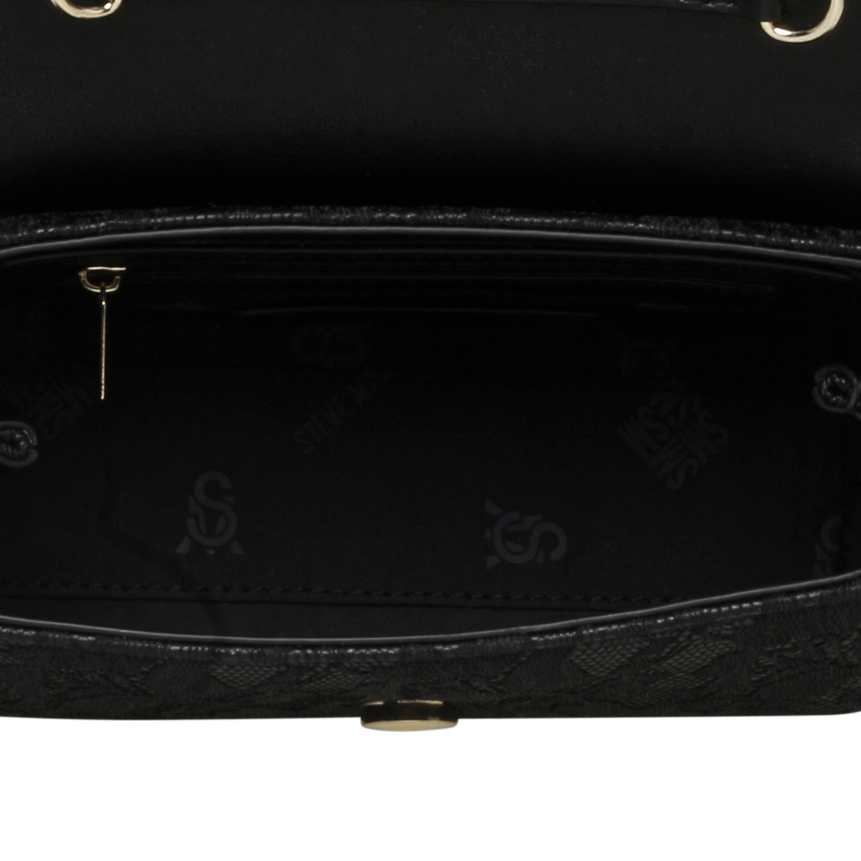 BNYLAH BLACK/GOLD SHOULDER BAG - view 5