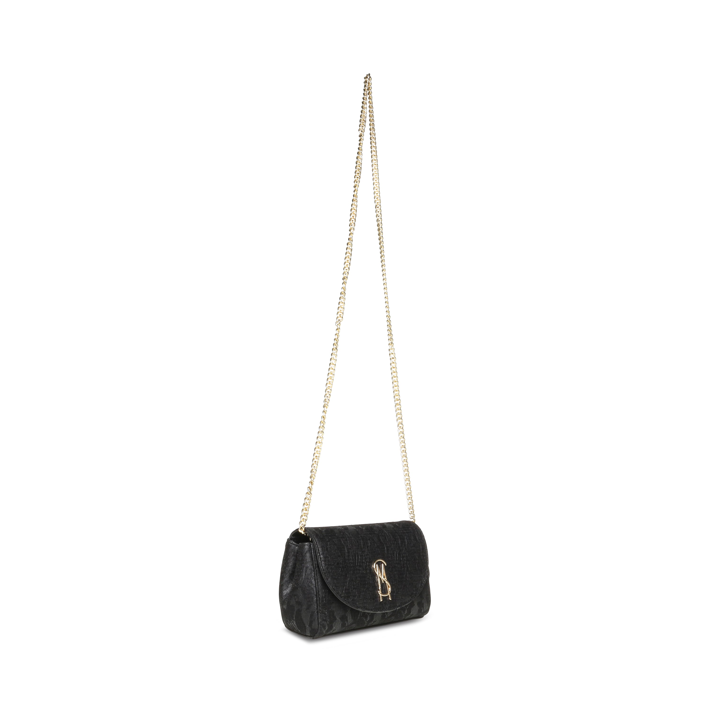BNYLAH BLACK/GOLD SHOULDER BAG - view 6
