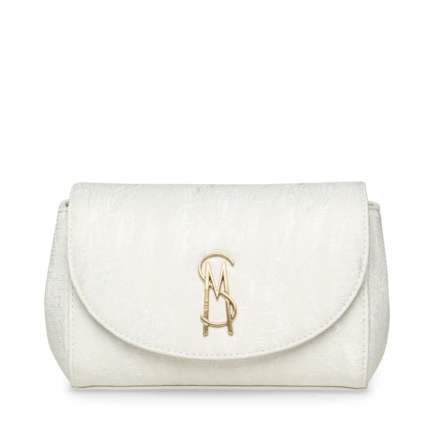 BNYLAH WHITE/GOLD SHOULDER BAG