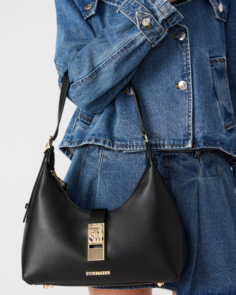 BOVIE BLACK SHOULDER BAG