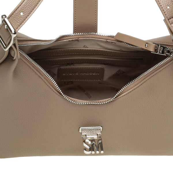 BOVIE TAUPE SHOULDER BAG