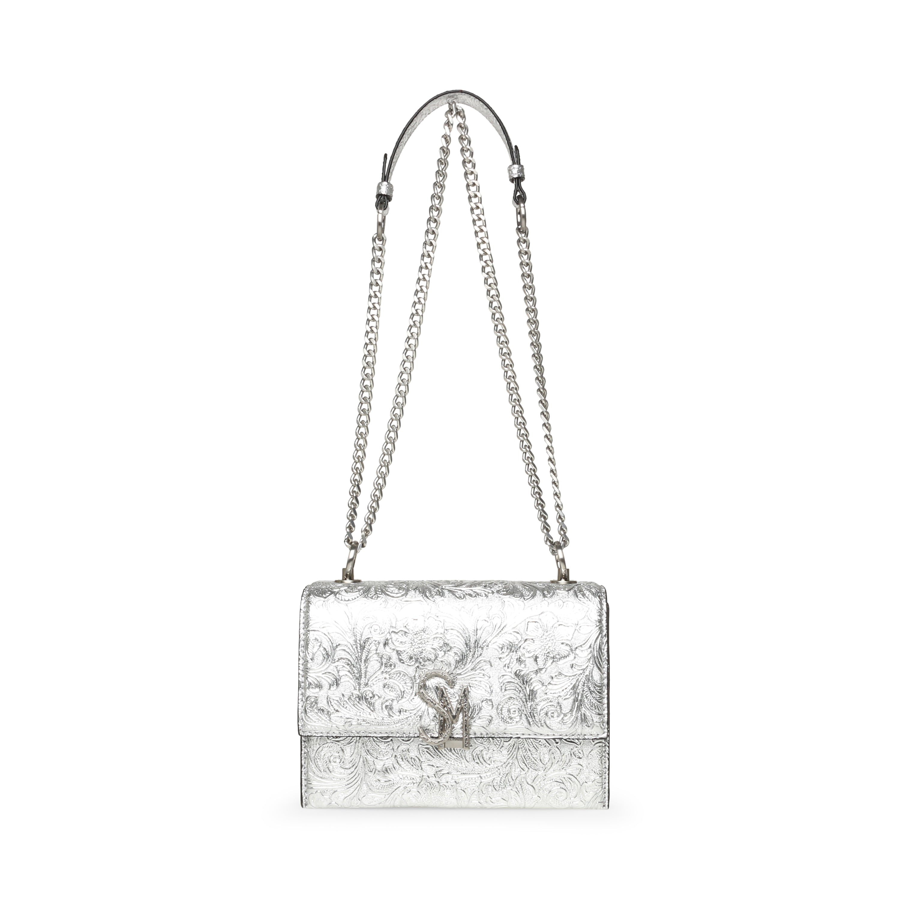 BPAYSONS SILVER CROSSBODY BAG