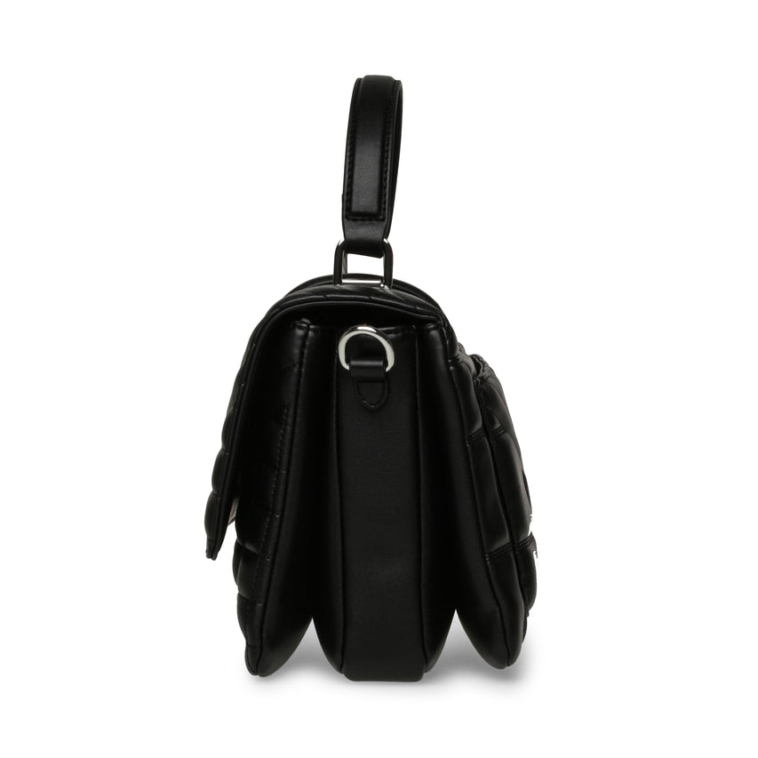 BPLAIS BLACK/SILVER TOP HANDLE BAG