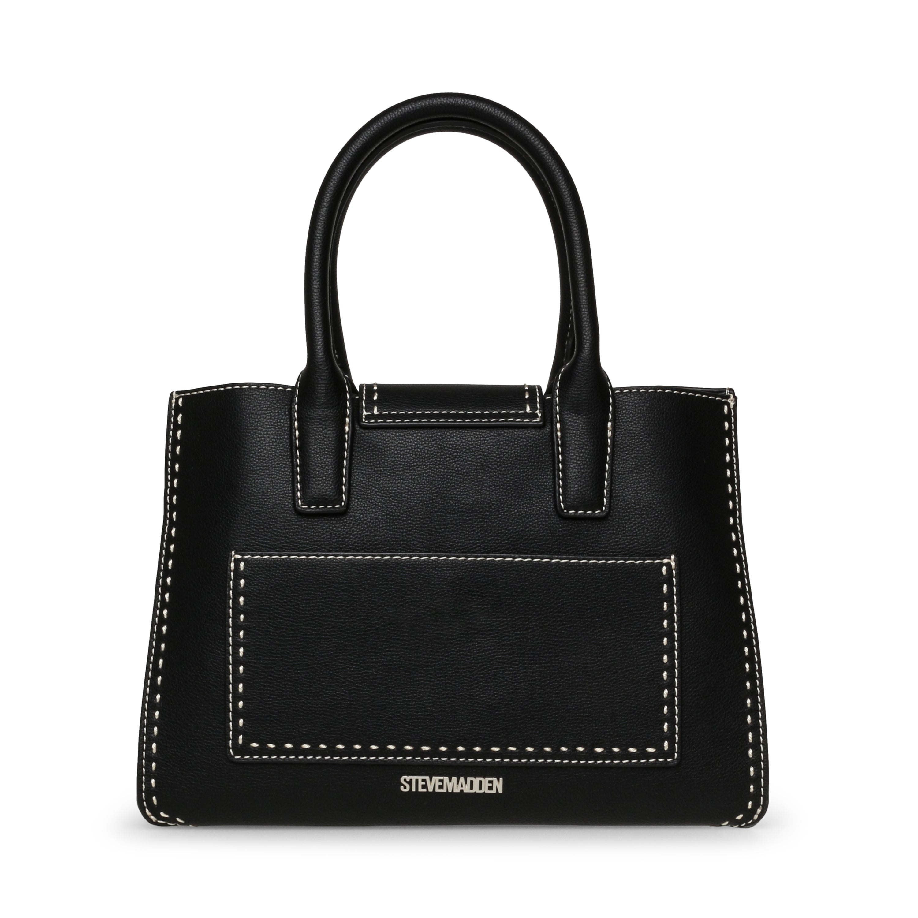 BRANCH BLACK/SILVER SATCHEL BAG