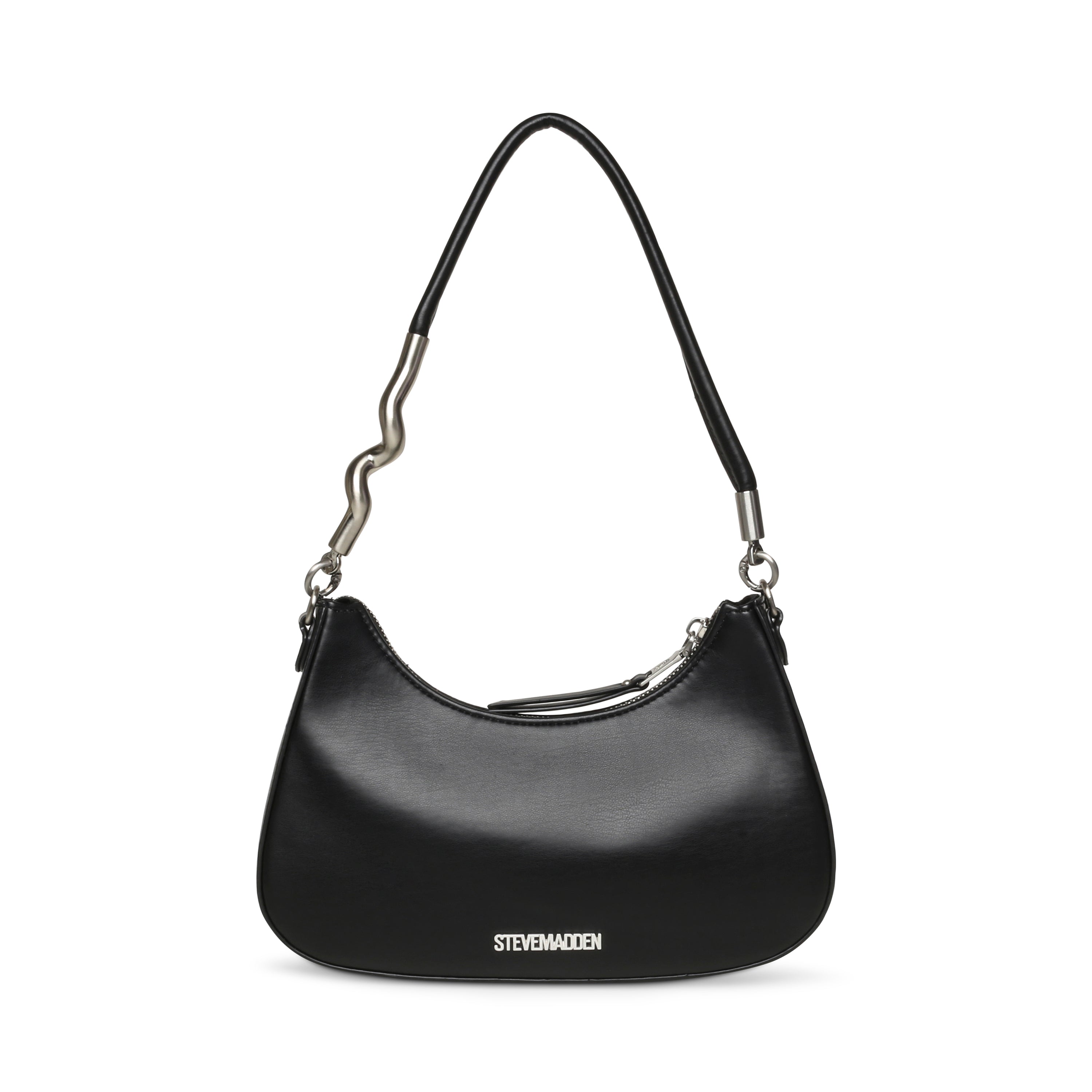 BRAZ BLACK/SILVER SHOULDER BAG - view 4