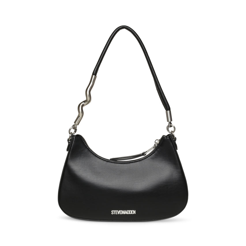BRAZ BLACK/SILVER SHOULDER BAG - view 4