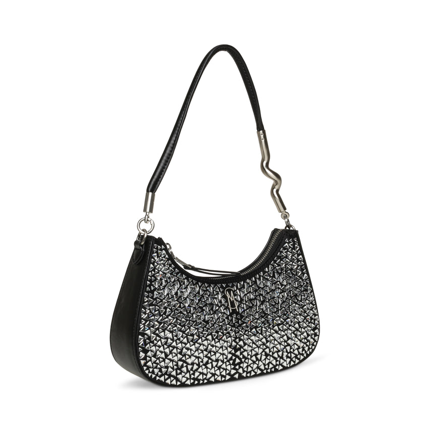 BRAZ BLACK/SILVER SHOULDER BAG - view 2