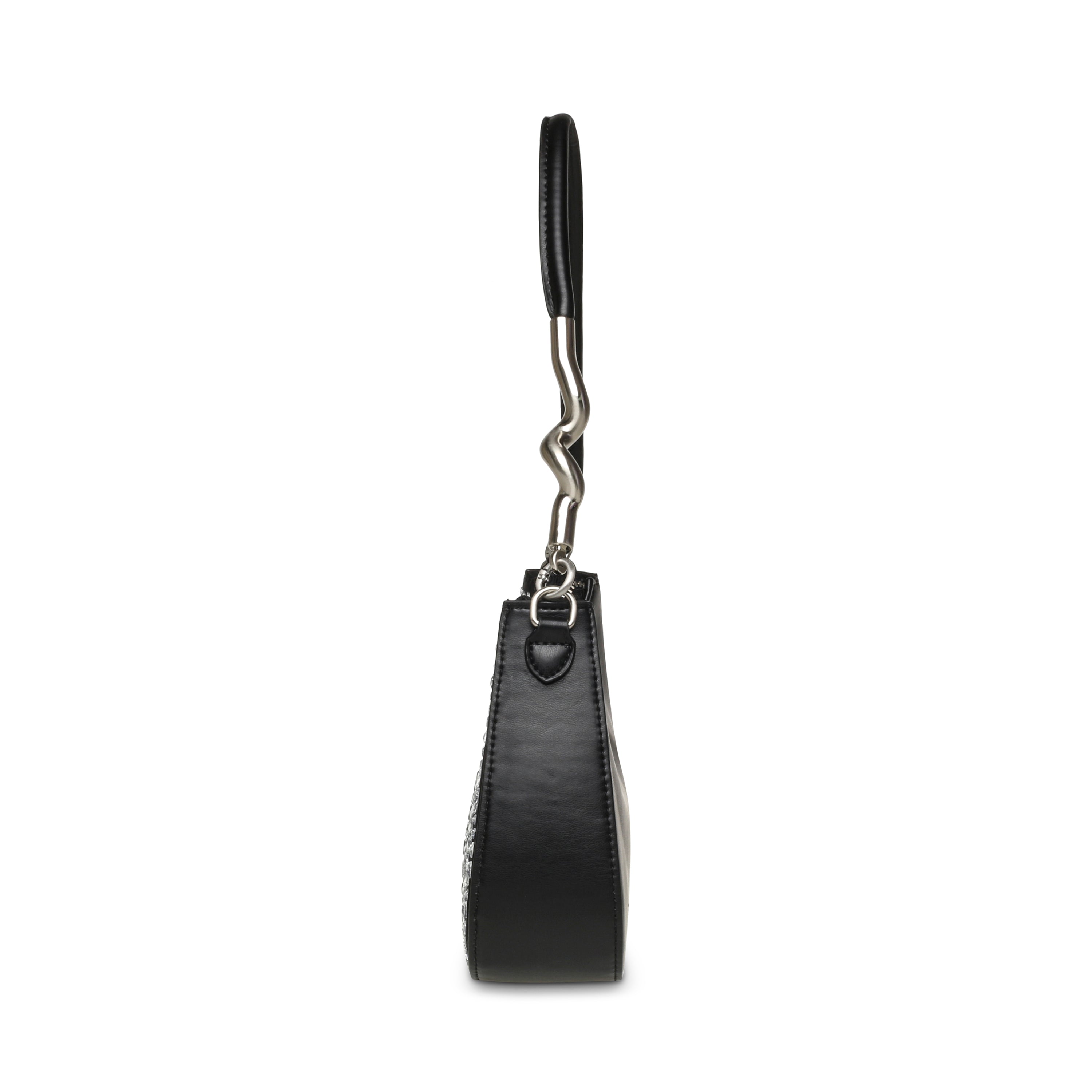 BRAZ BLACK/SILVER SHOULDER BAG - view 3
