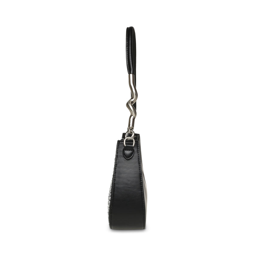 BRAZ BLACK/SILVER SHOULDER BAG - view 3