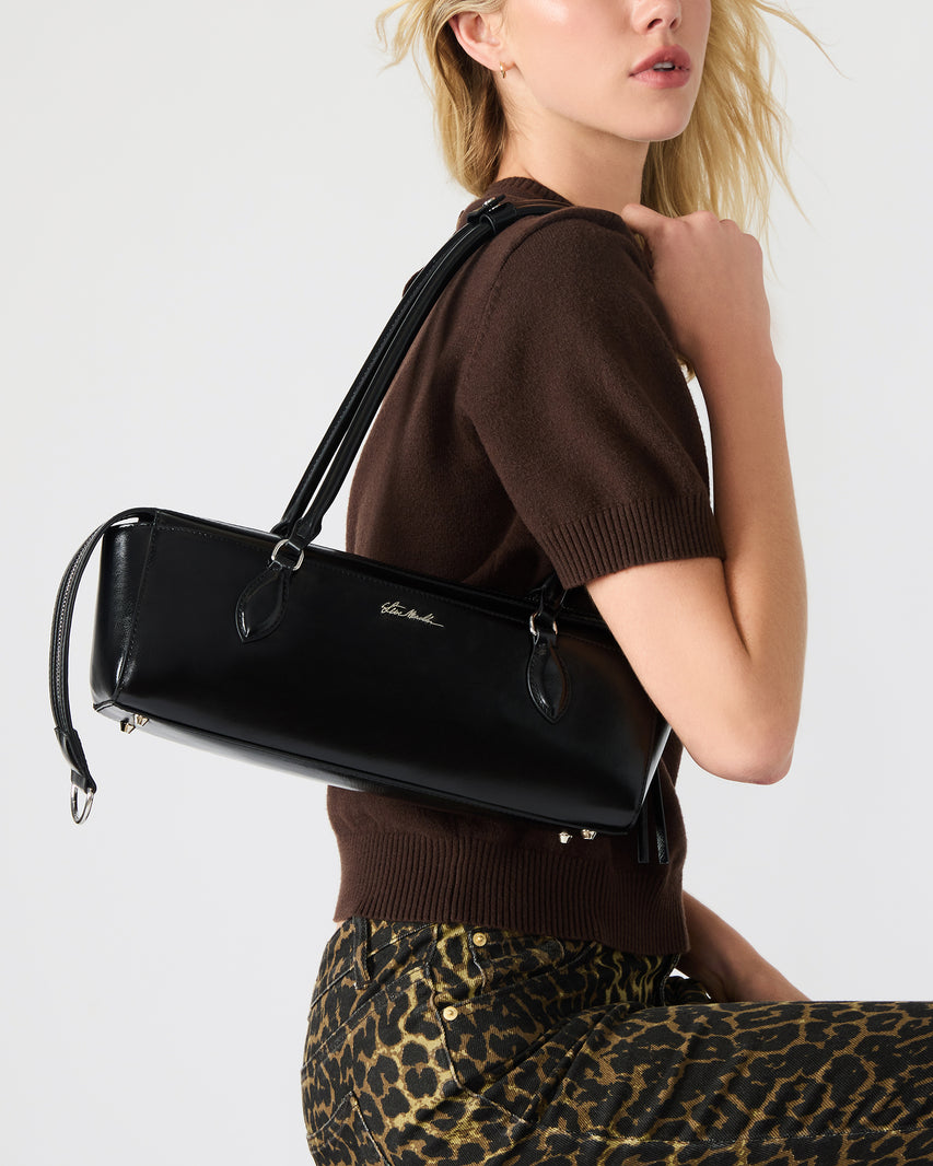 BREMIE BLACK/SILVER SHOULDER BAG