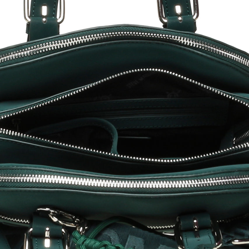 BREZIE TEAL SATCHEL BAG - view 5