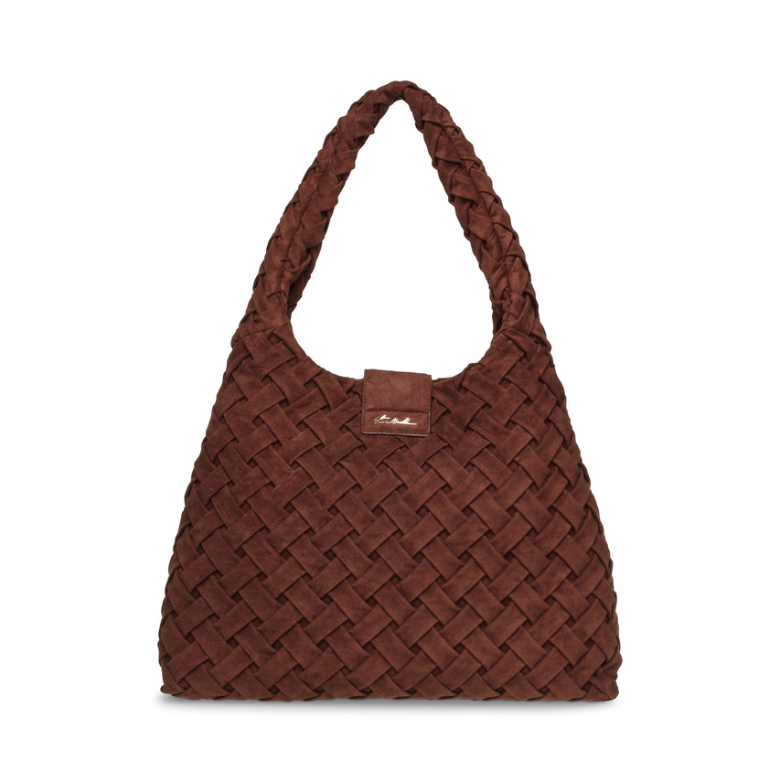 BRHIANON CHOC/GLD SHOULDER BAG