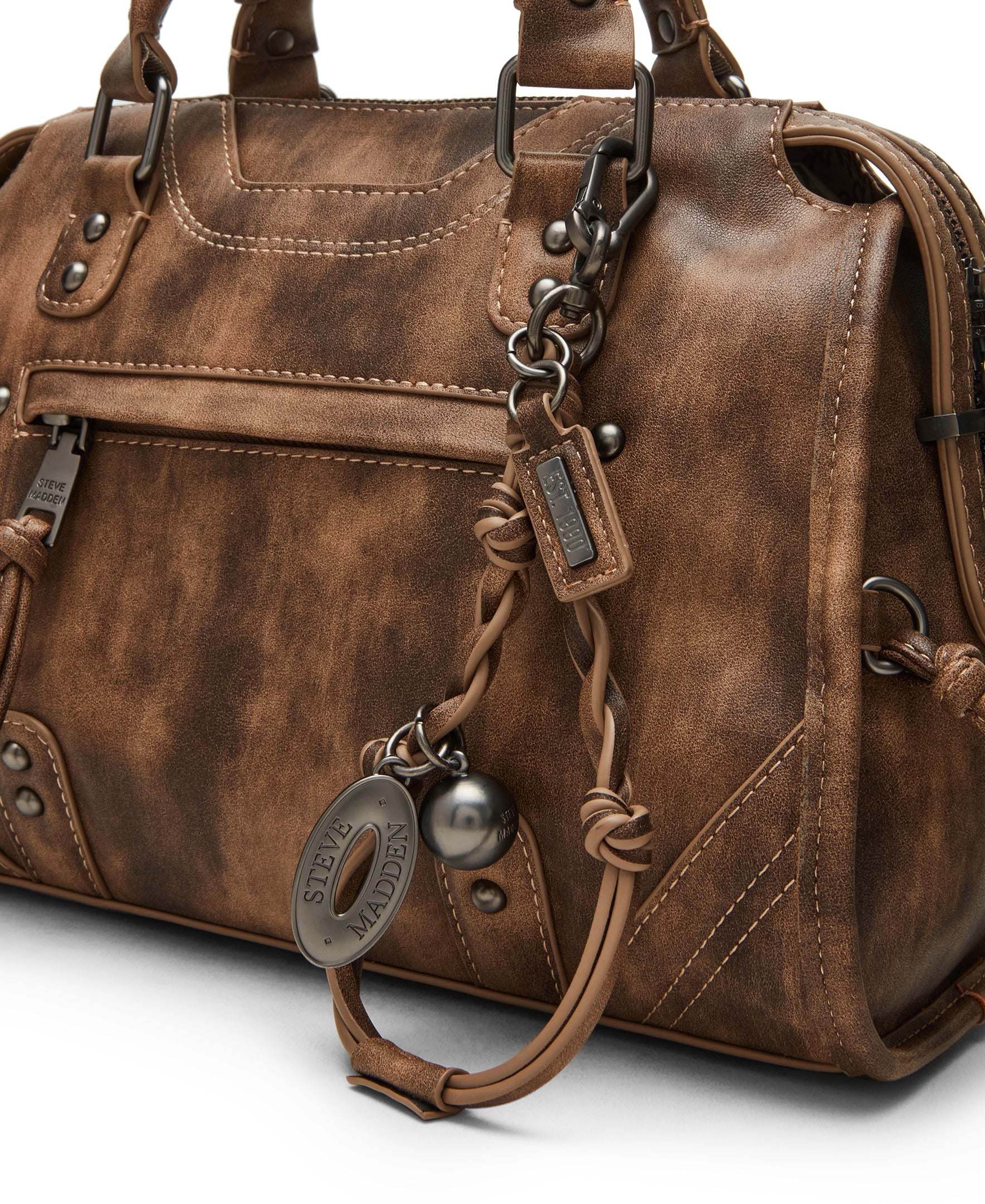 BRIGGS BROWN TOP HANDLE BAG