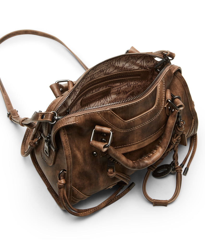 BRIGGS BROWN TOP HANDLE BAG