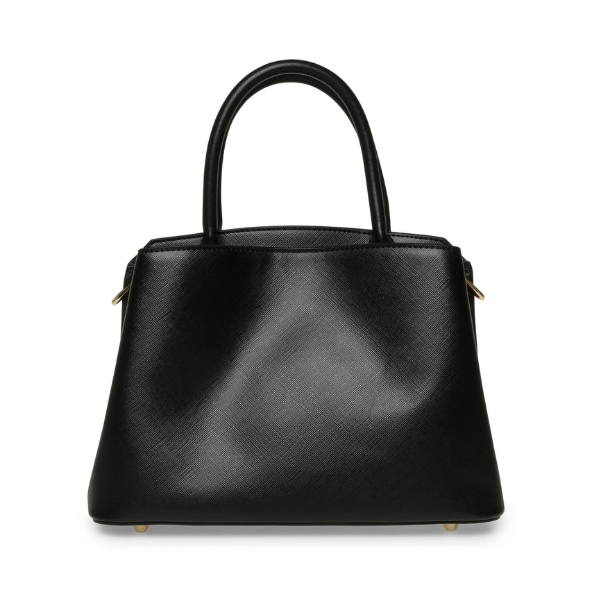 BROSALY BLACK/GOLD SATCHEL BAG - view 4