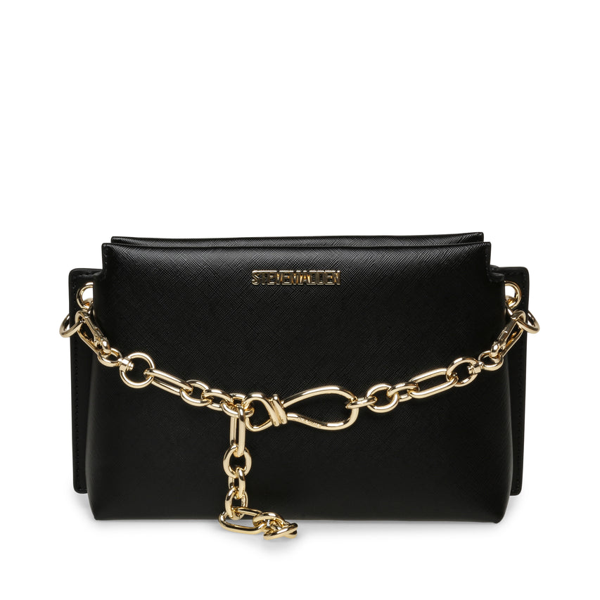 BROSS BLACK/GOLD CROSSBODY BAG