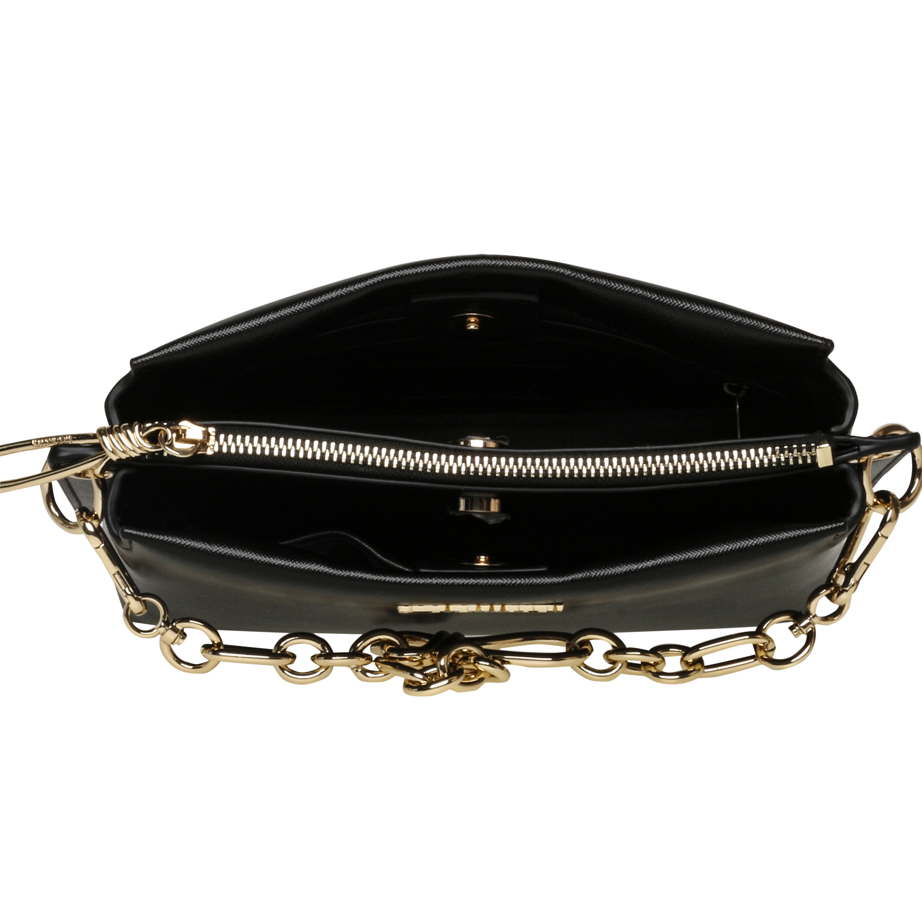 BROSS BLACK/GOLD CROSSBODY BAG - view 5