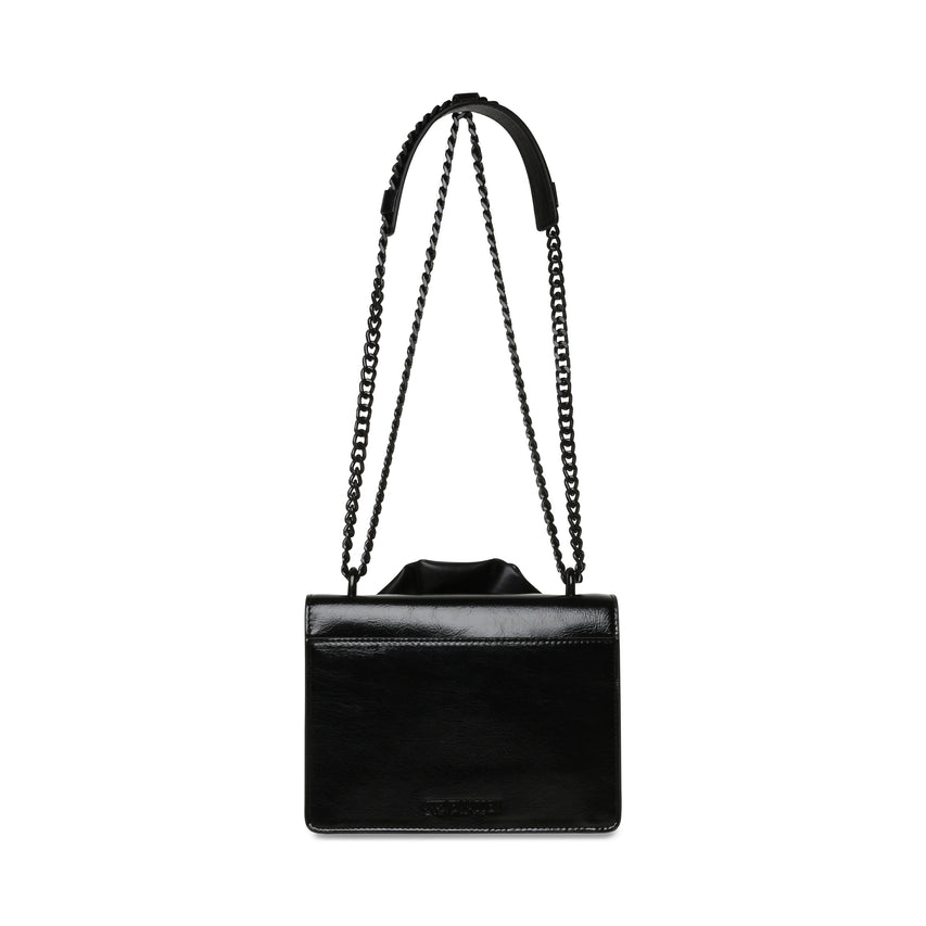 BROSSY BLACK/BLACK CLUTCH BAG