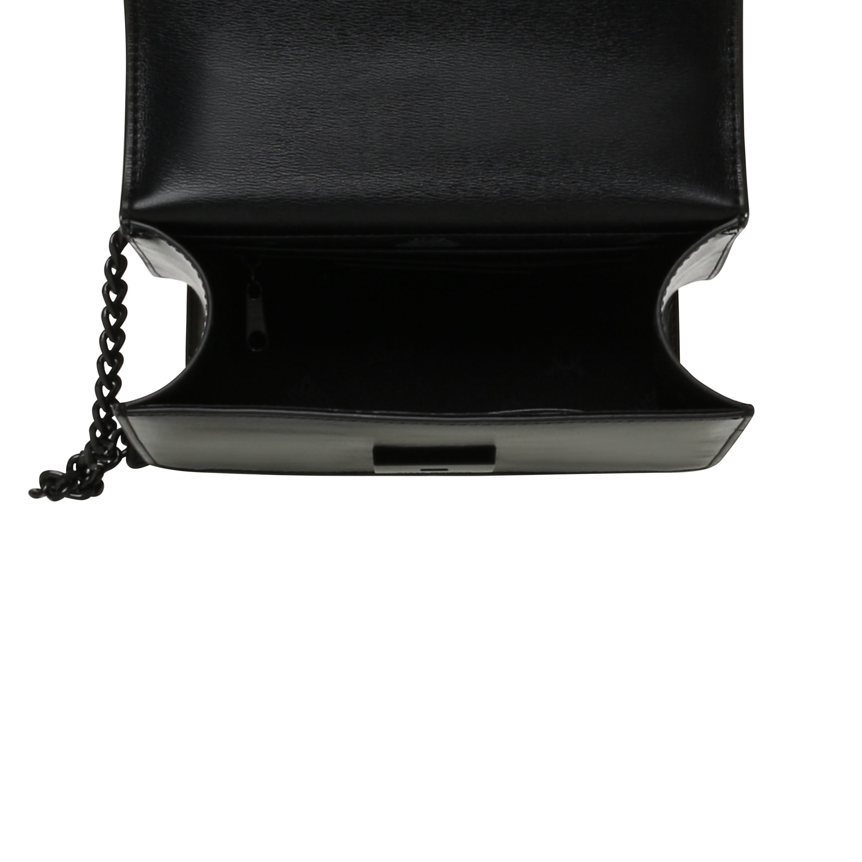 BROSSY BLACK/BLACK CLUTCH BAG