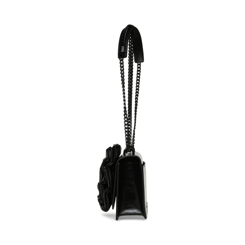 BROSSY BLACK/BLACK CLUTCH BAG