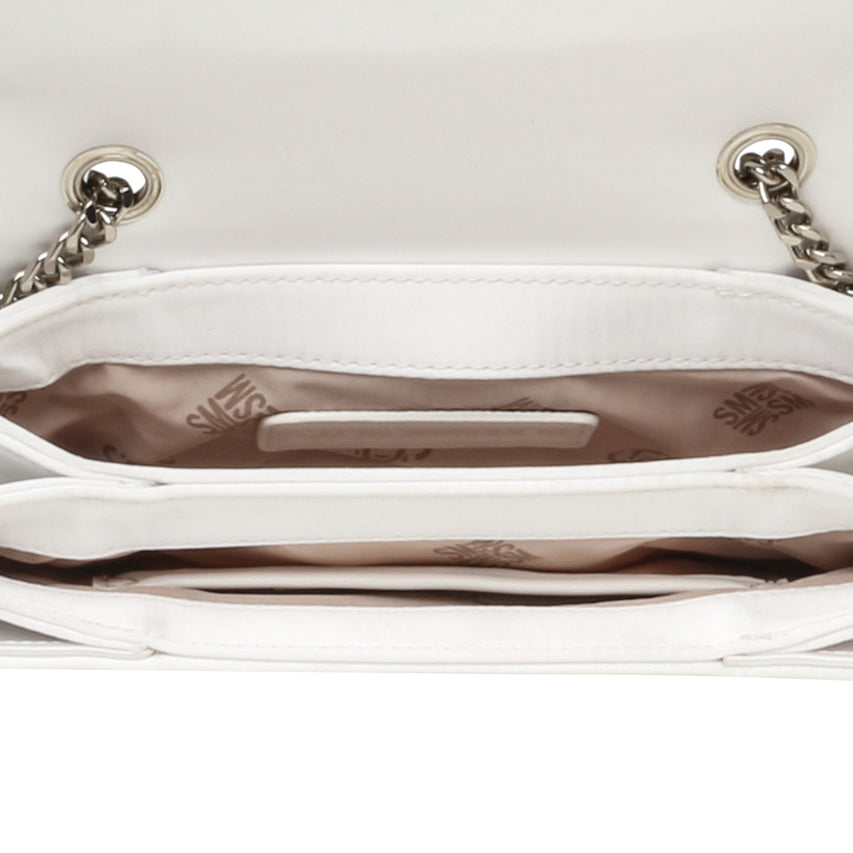 BSAUCER WHITE SHOULDER BAG