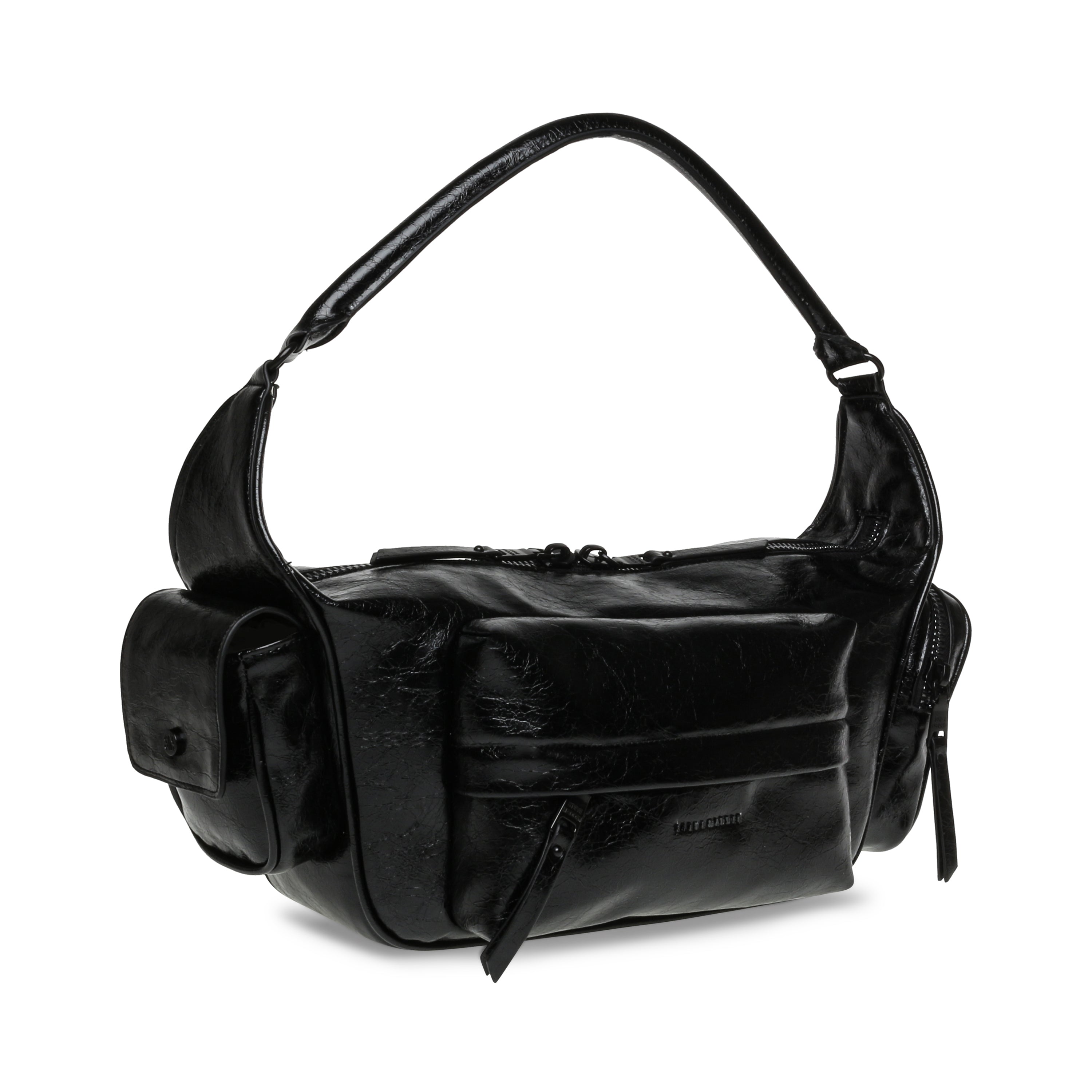 BSHIA BLACK SHOULDER BAG- Hover Image