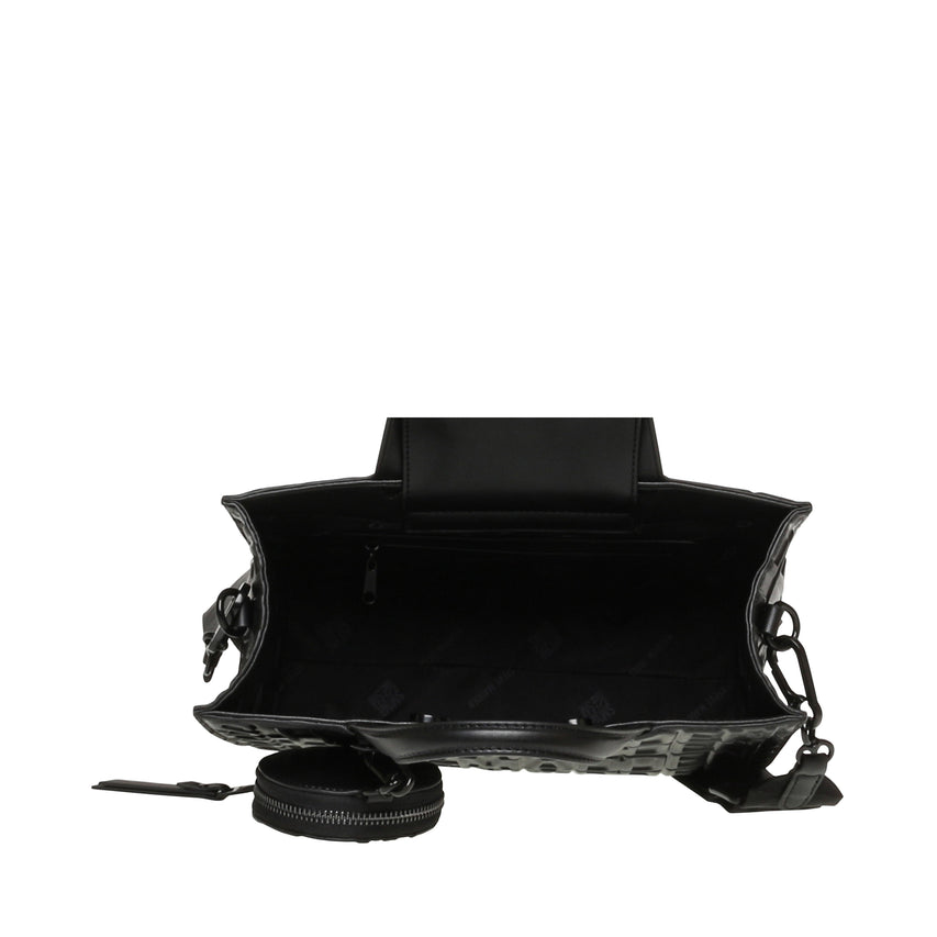 BSPADE BLACK SATCHEL BAG