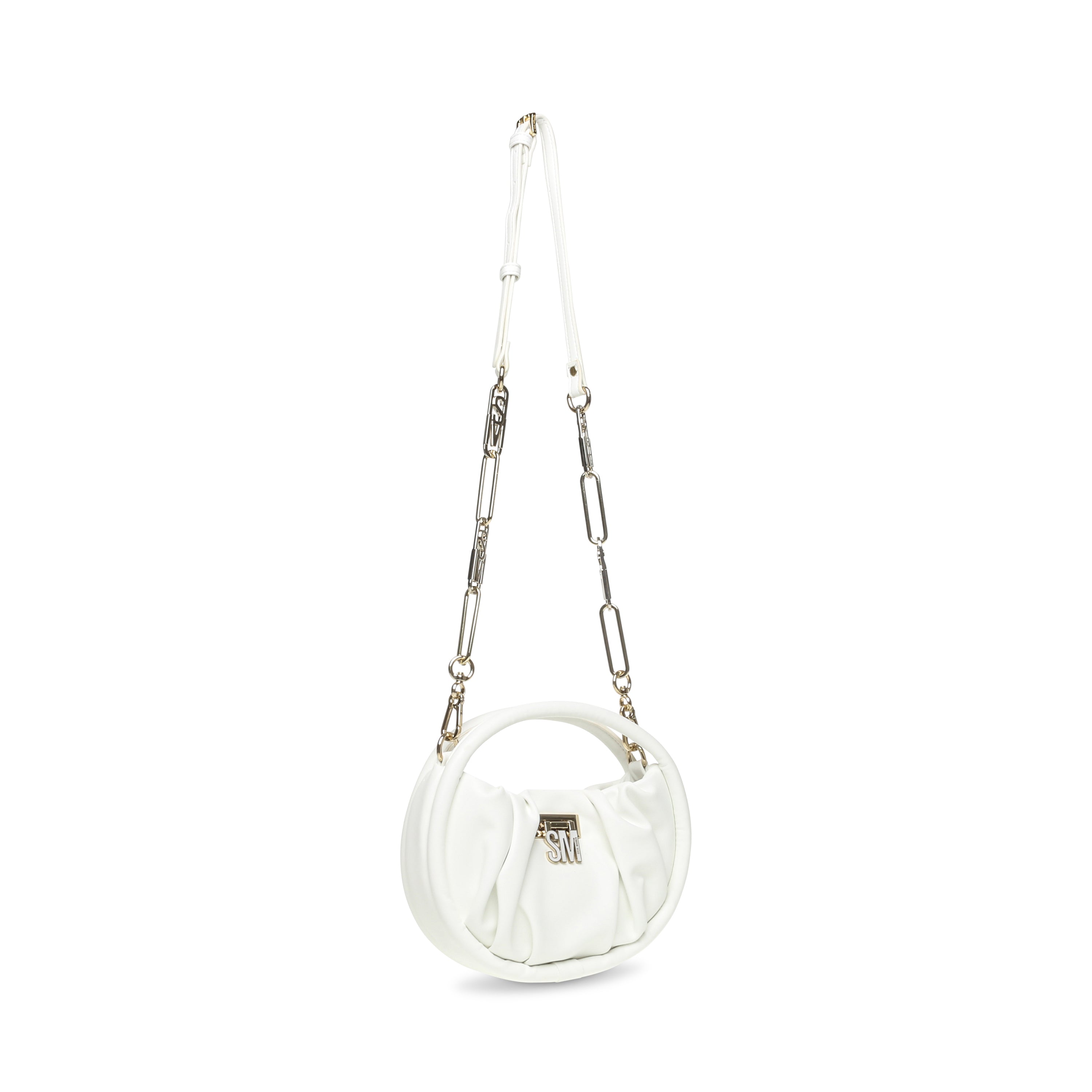 BSPIRAL WHITE TOP HANDLE BAG- Hover Image