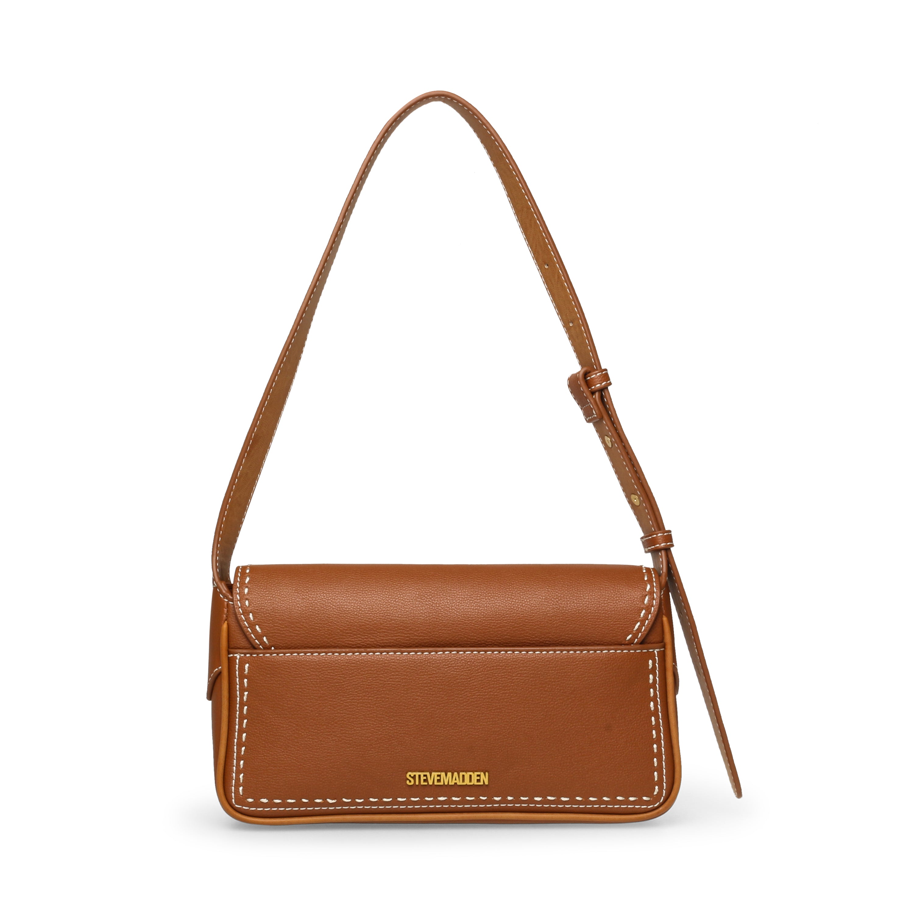 BSPURS COGNAC/GOLD SHOULDER BAG - view 3