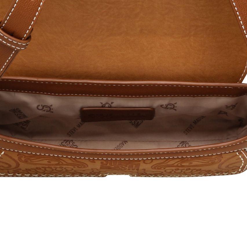 BSPURS COGNAC/GOLD SHOULDER BAG - view 5