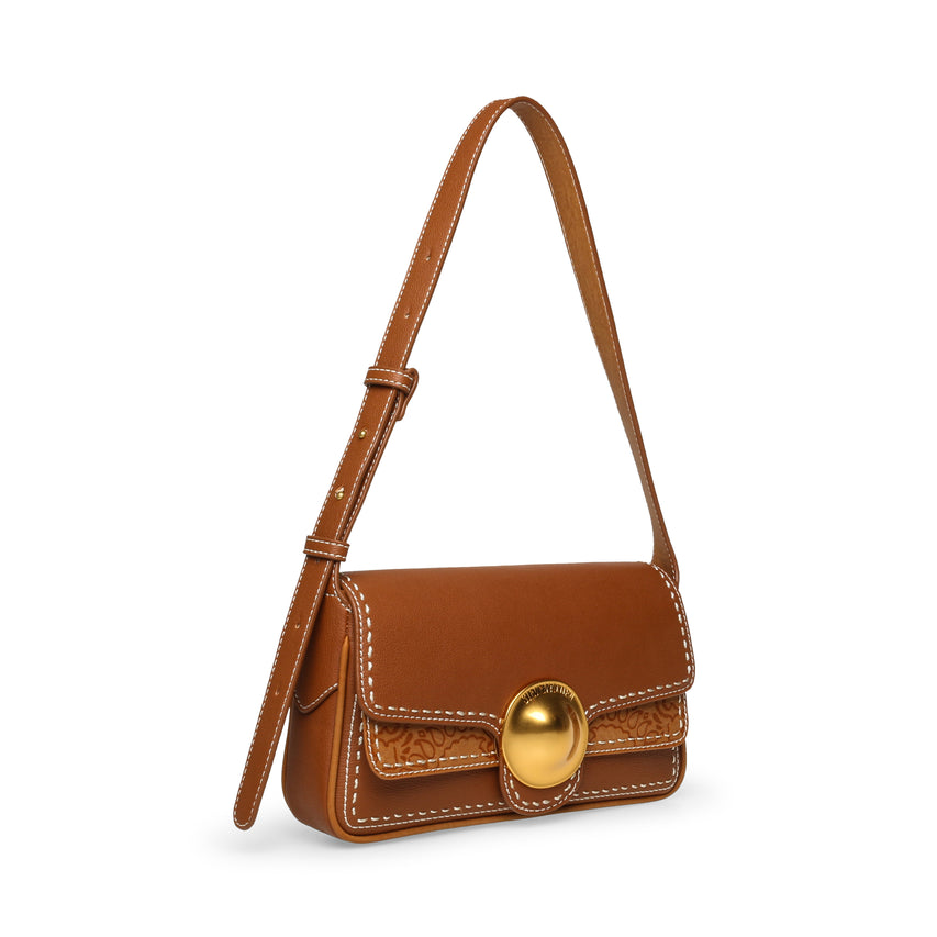 BSPURS COGNAC/GOLD SHOULDER BAG - view 2