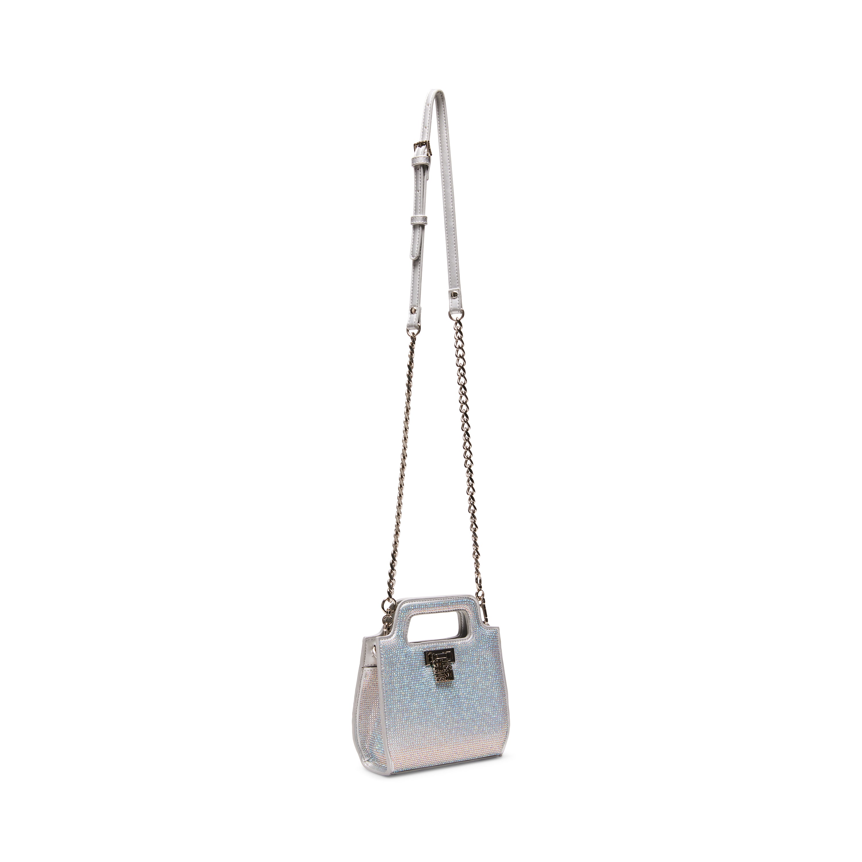 BSTEALTH SILVER TOP HANDLE BAG- Hover Image