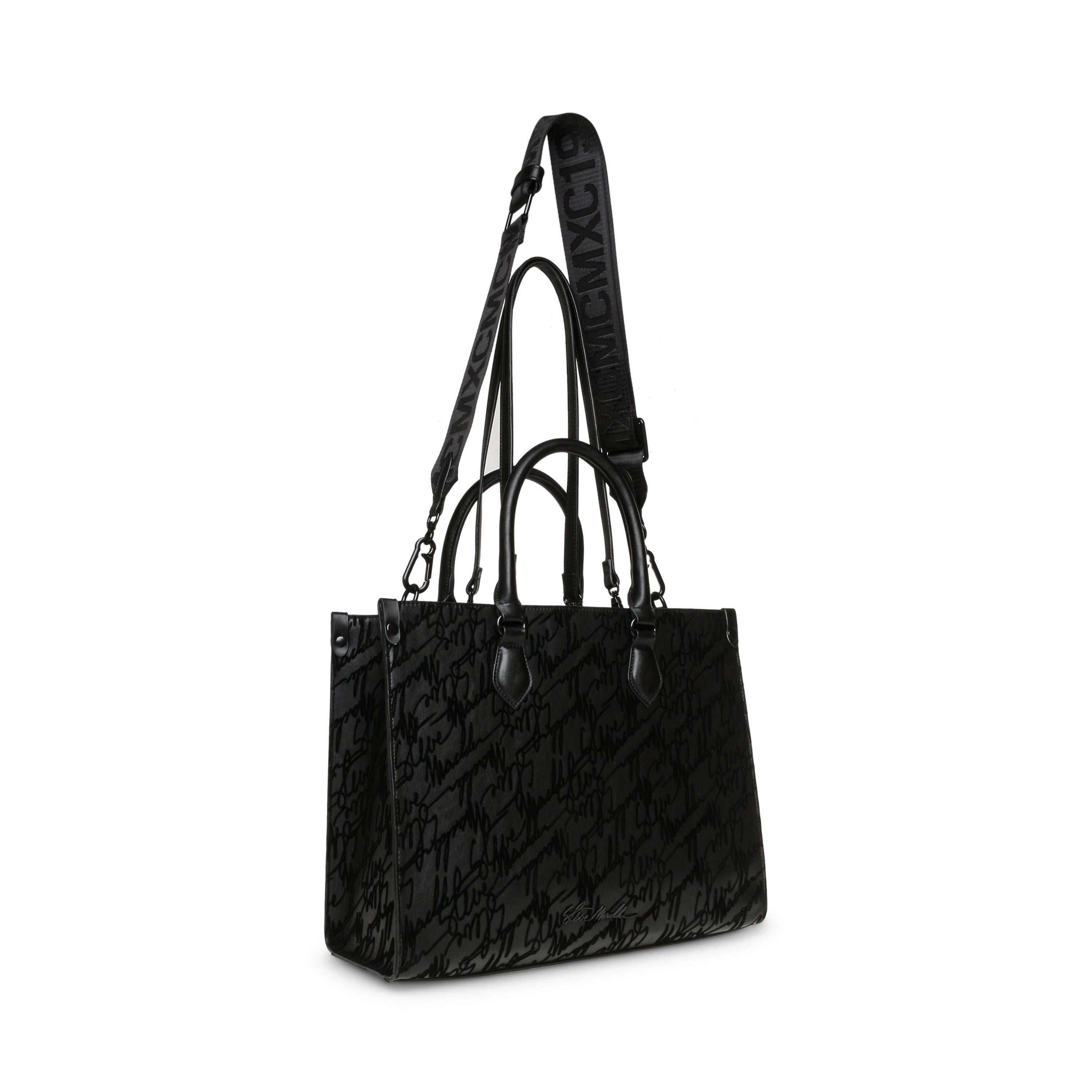BSTILLER BLACK/BLACK TOTE BAGS