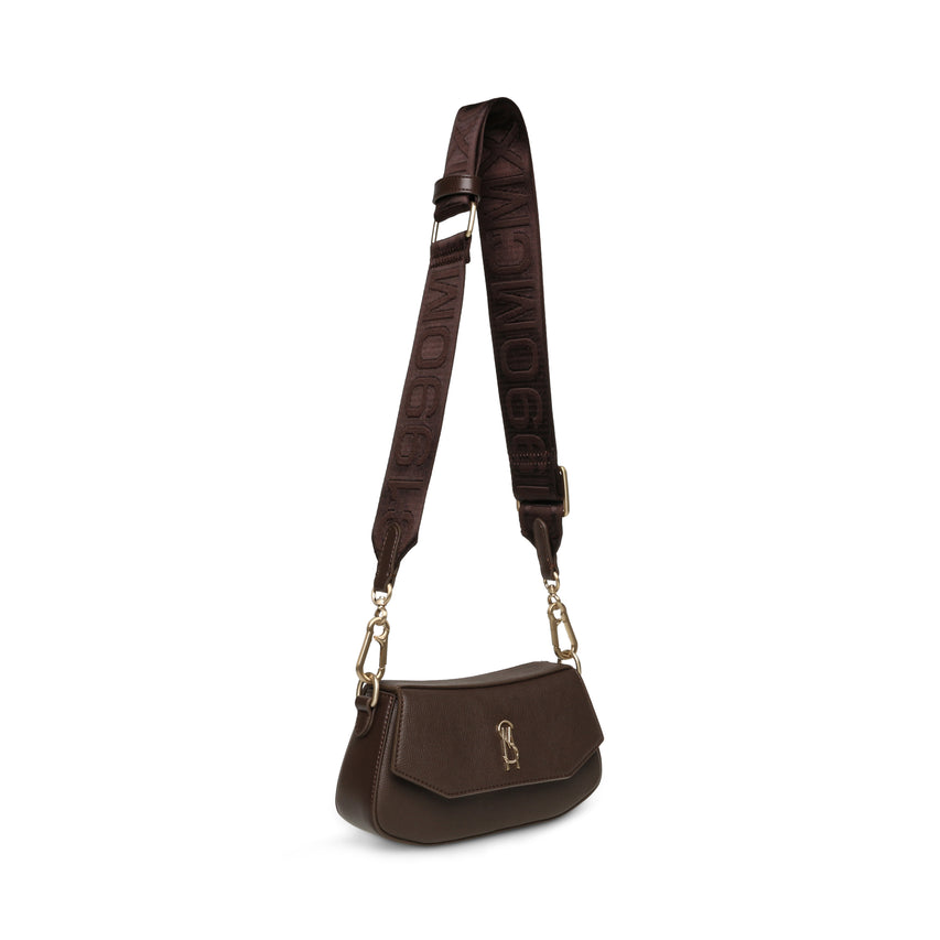 BTAIGA CHOC/GLD CROSSBODY BAG