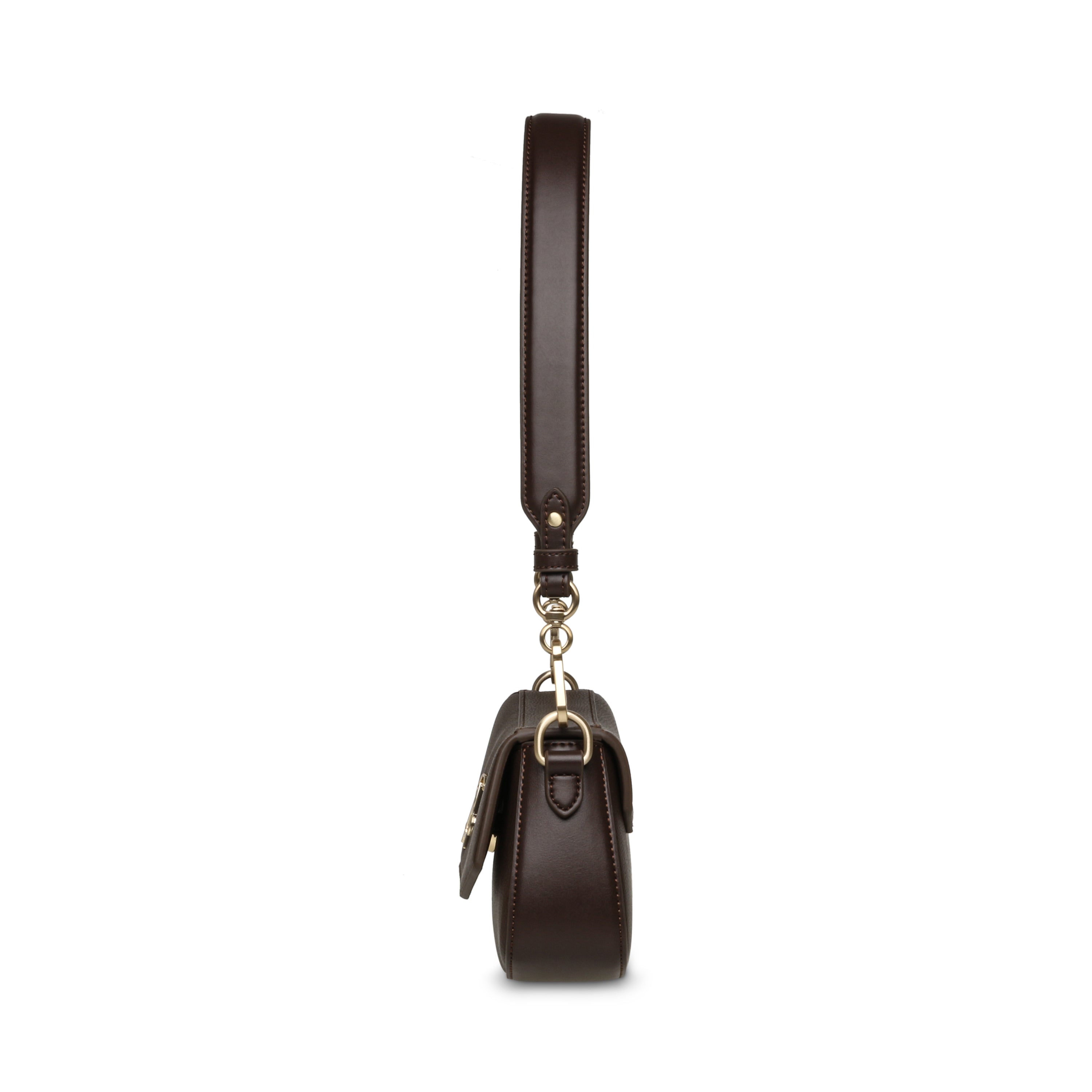 BTAIGA CHOC/GLD CROSSBODY BAG