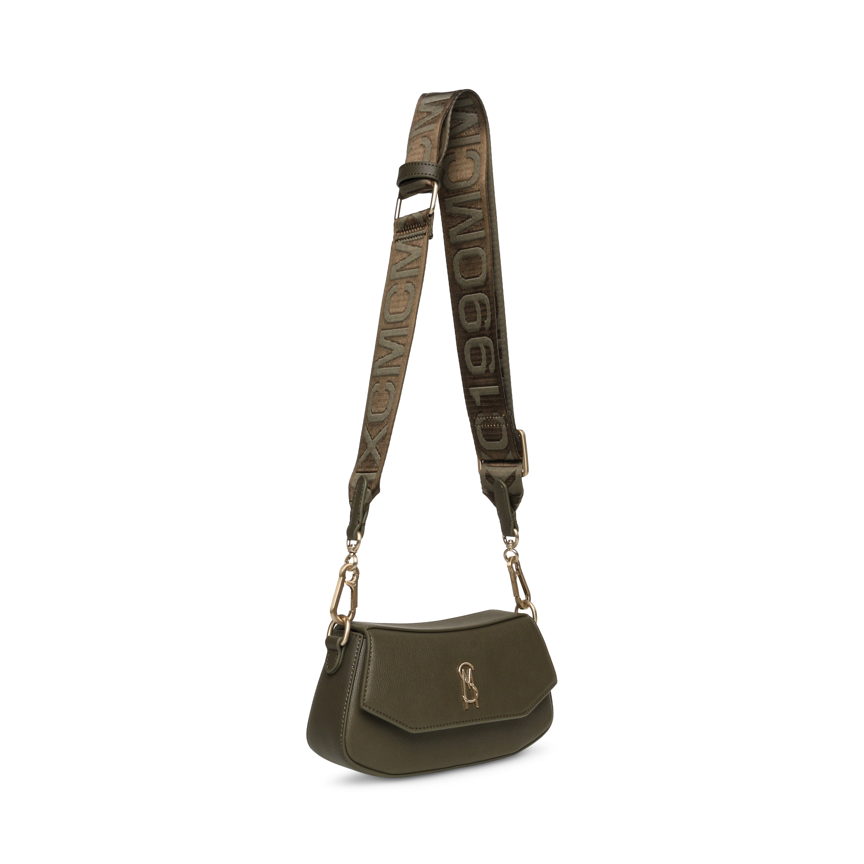 BTAIGA OLIVE/GOLD CROSSBODY BAG