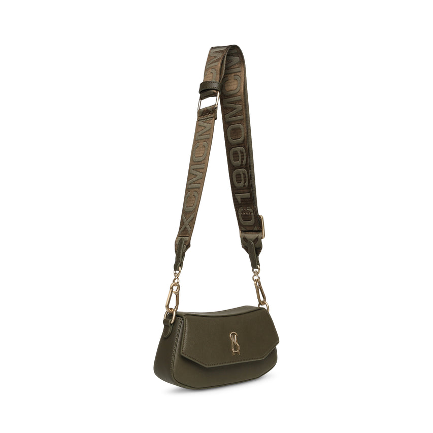 BTAIGA OLIVE/GOLD CROSSBODY BAG