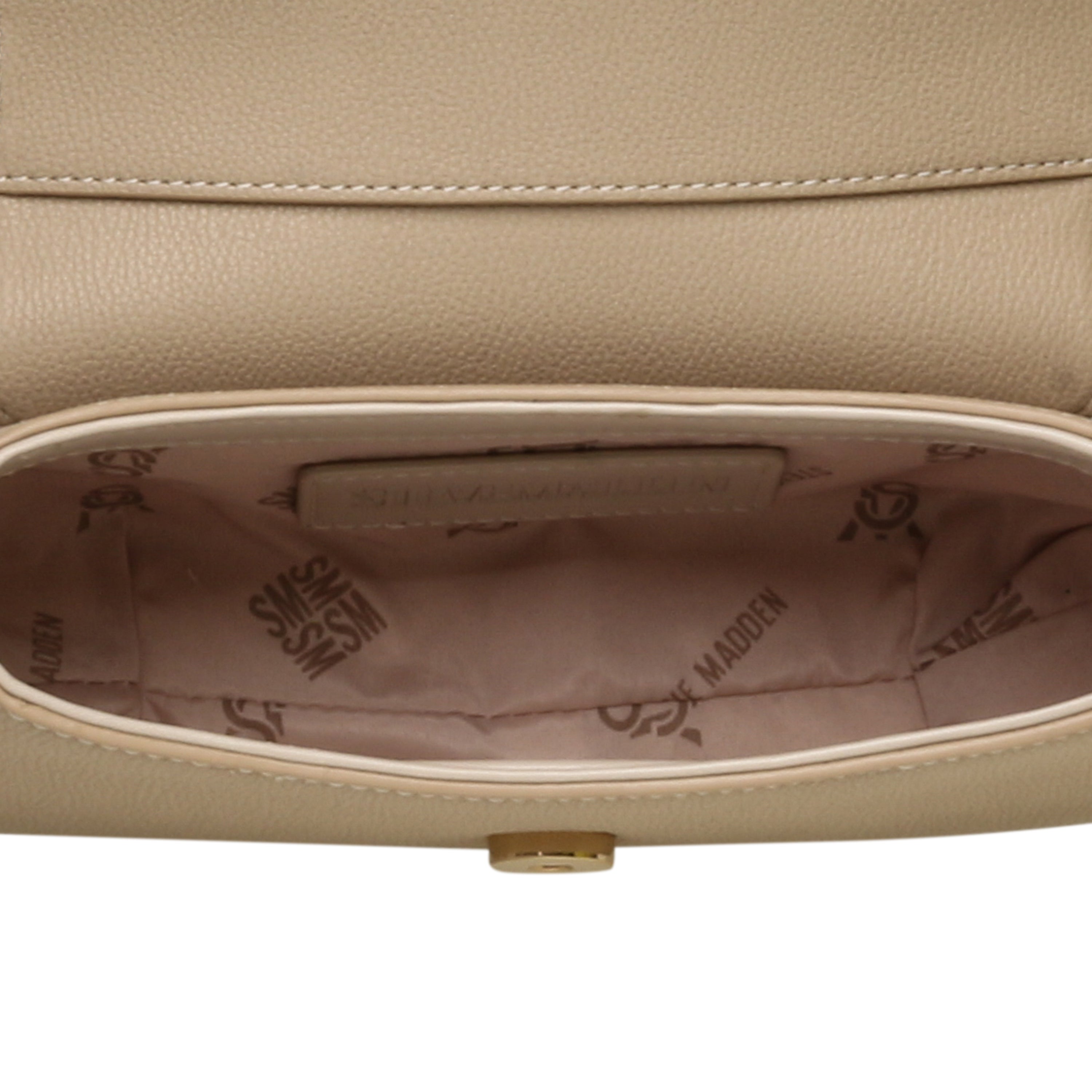 BTAIGA TAN/GOLD CROSSOBODY BAG