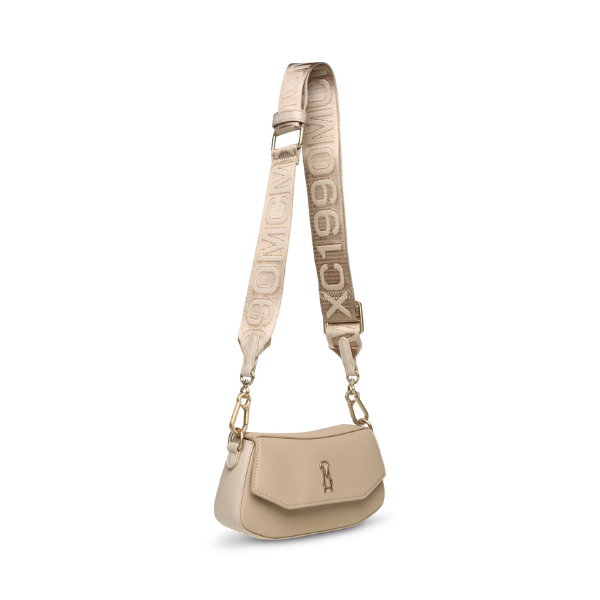 BTAIGA TAN/GOLD CROSSOBODY BAG
