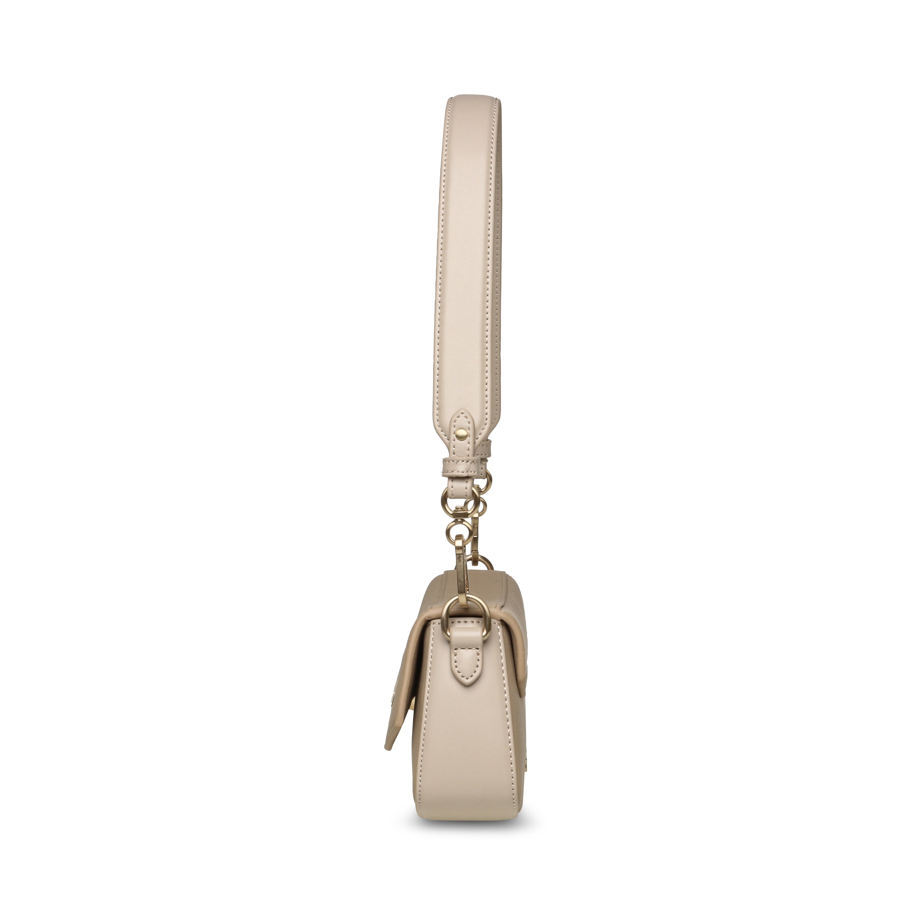 BTAIGA TAN/GOLD CROSSOBODY BAG
