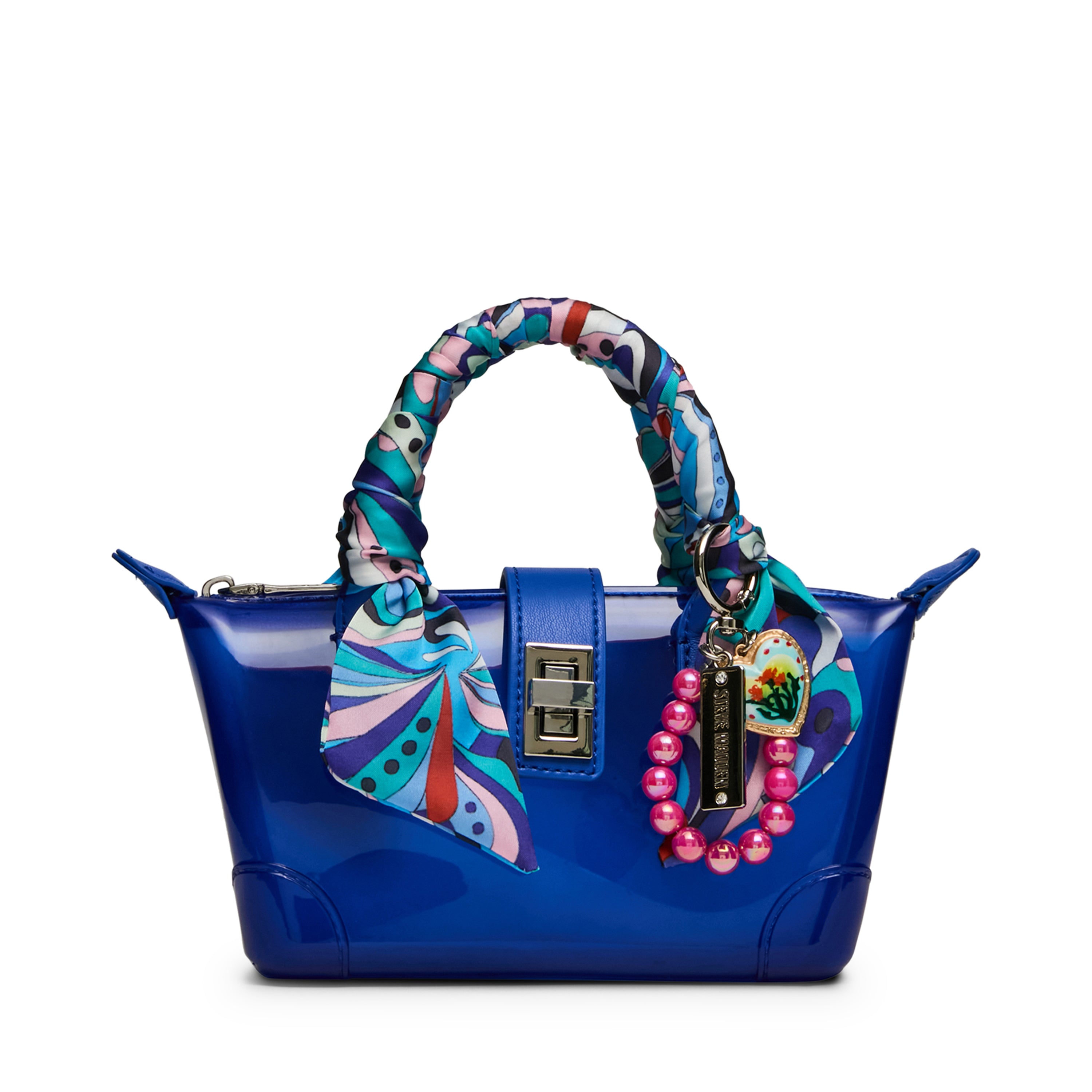 BTATIANA DARK BLUE TOP HANDLE BAG