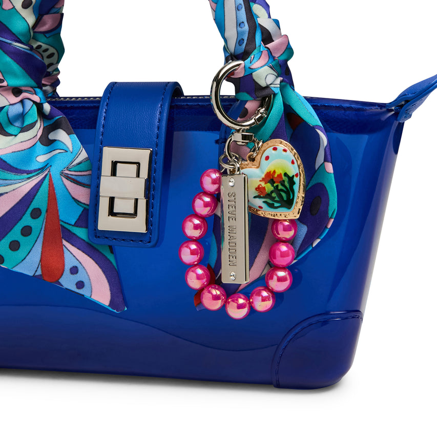 BTATIANA DARK BLUE TOP HANDLE BAG - view 5