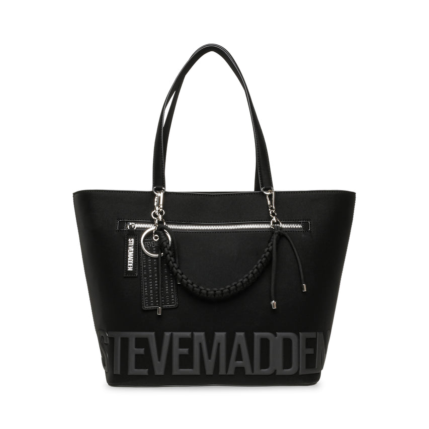 BVELOUR BLACK/SILVER TOTE BAG