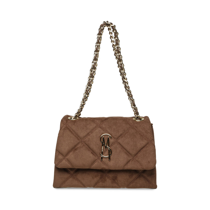 BVOLT-S TAUPE/GOLD SATCHEL BAG