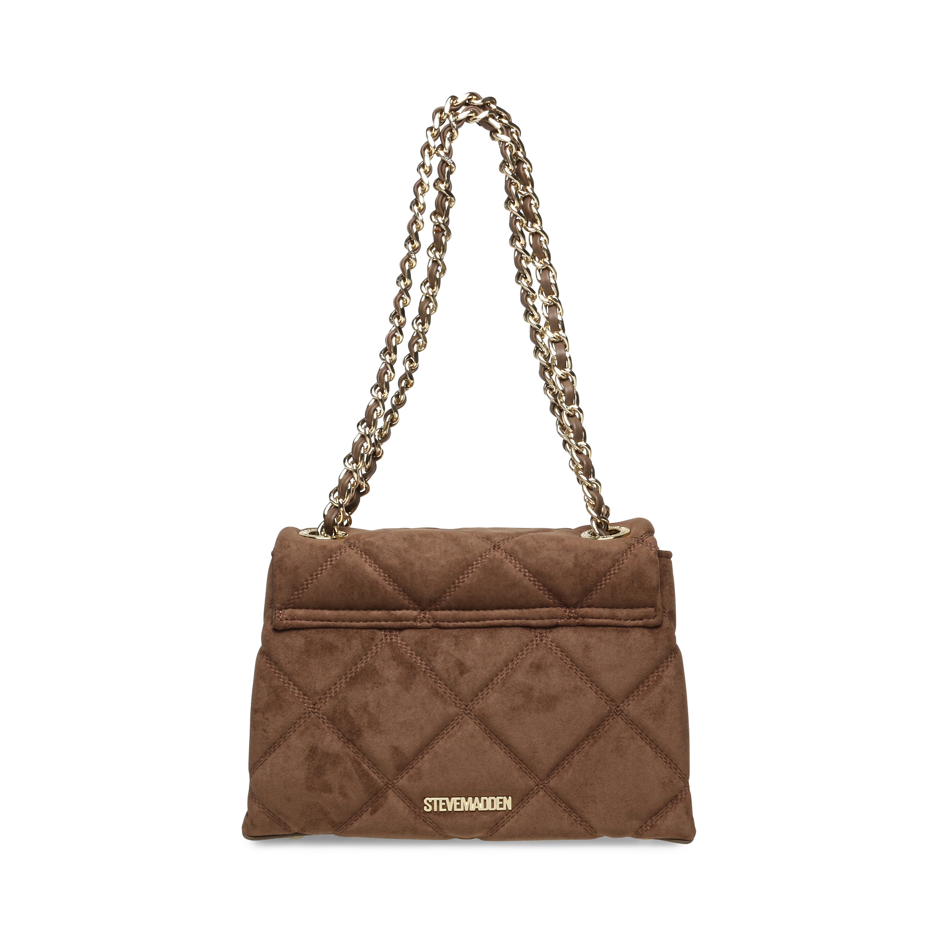 BVOLT-S TAUPE/GOLD SATCHEL BAG