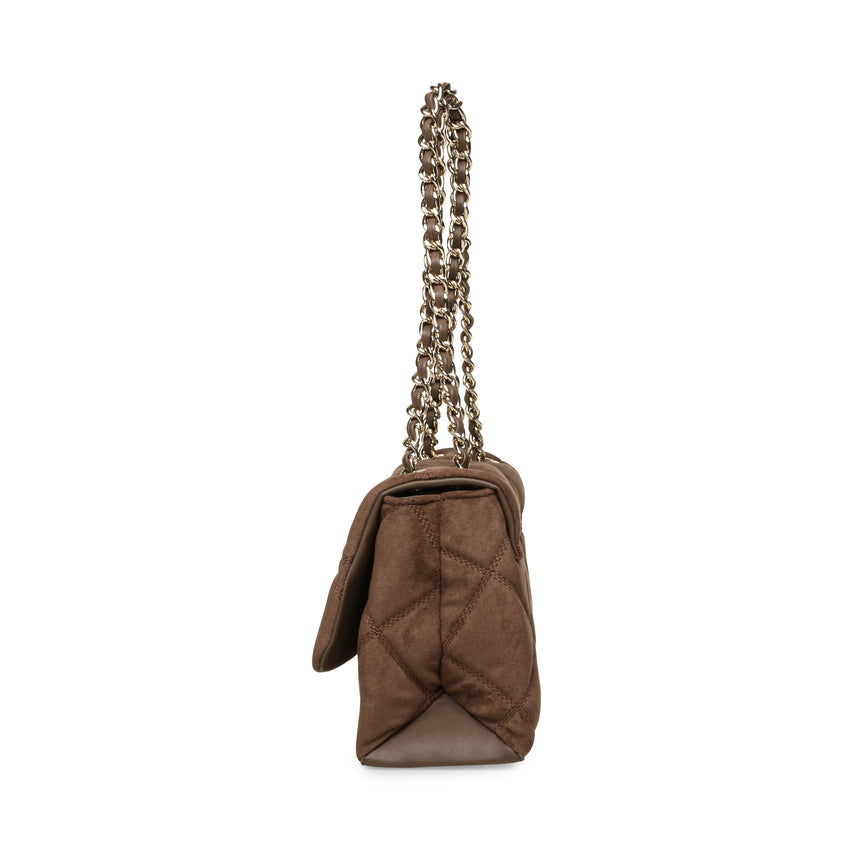 BVOLT-S TAUPE/GOLD SATCHEL BAG