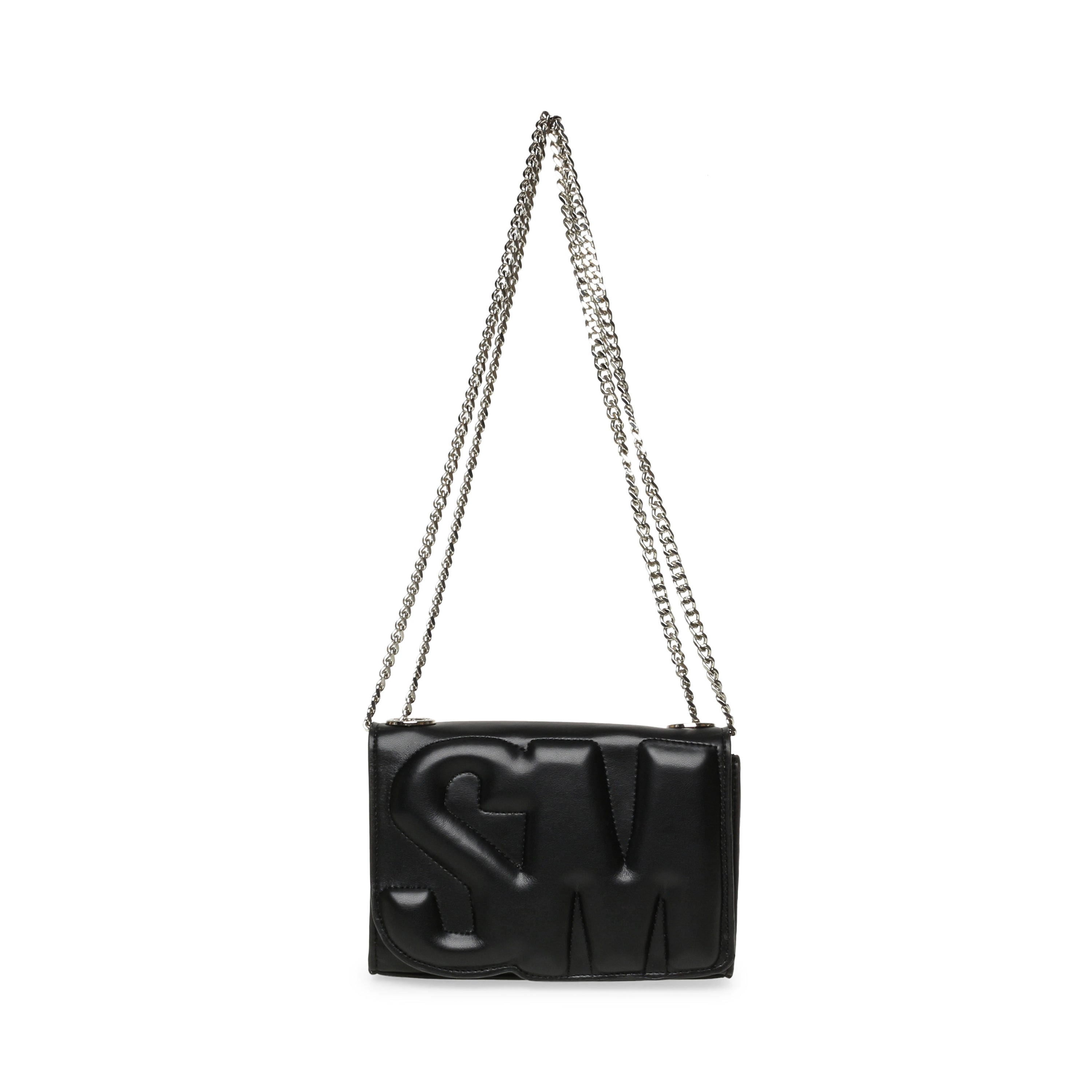 BZOIE BLACK/SILVER CROSSBODY BAG