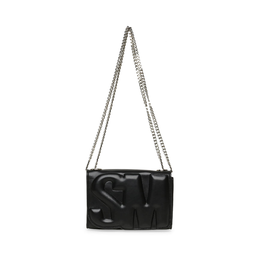 BZOIE BLACK/SILVER CROSSBODY BAG