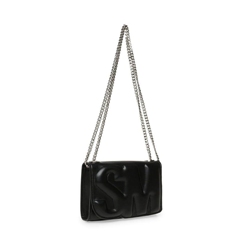 BZOIE BLACK/SILVER CROSSBODY BAG