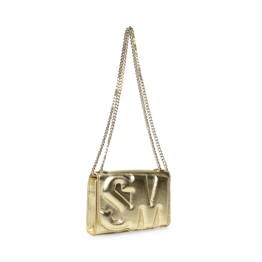 BZOIE GOLD CROSSBODY BAG